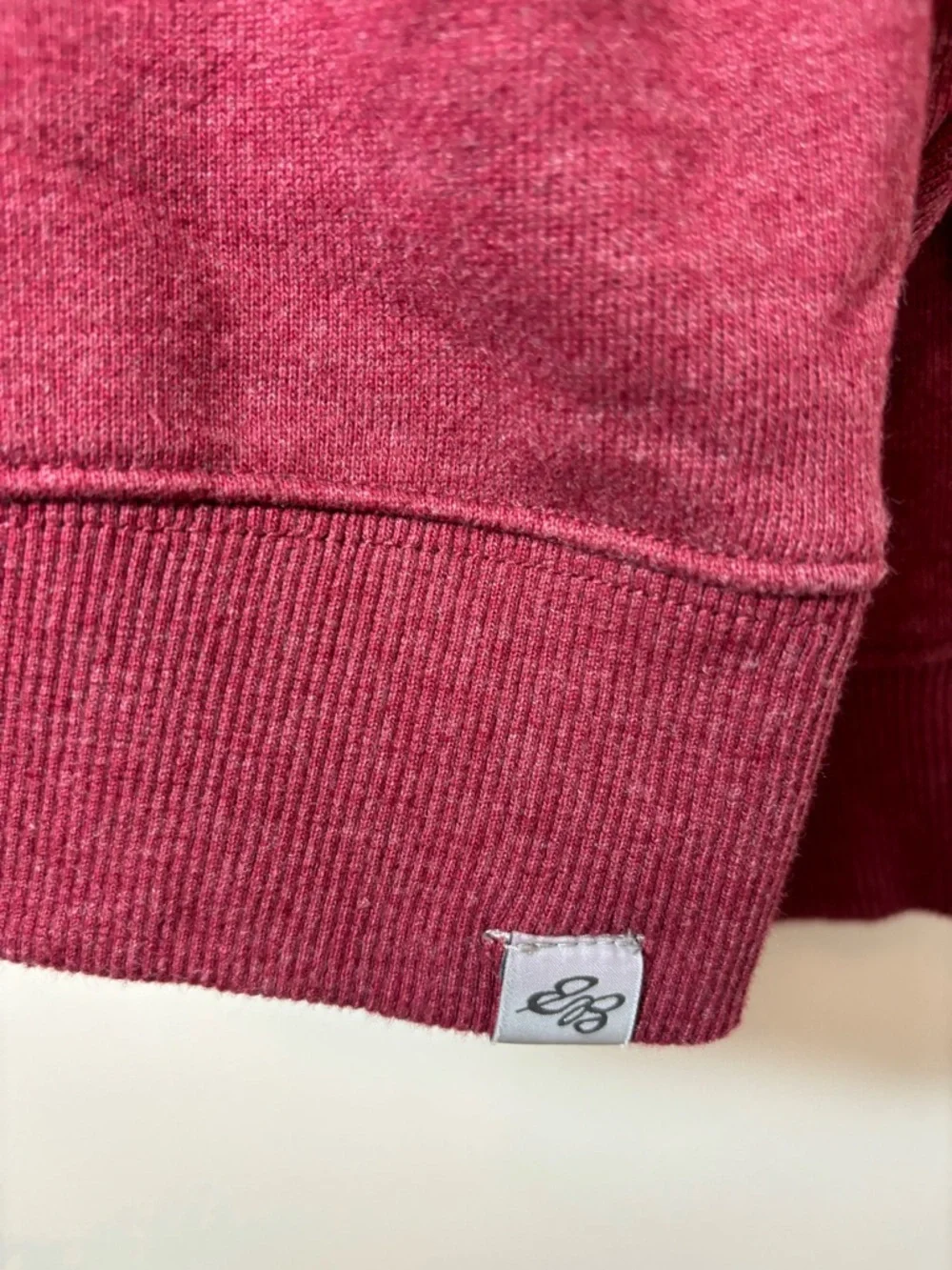 Eddie Bauer Men's Crewneck Sweatshirt - Maroon #319 - Picture 5 of 5